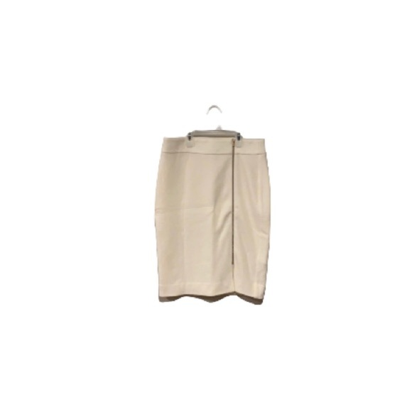 🆕 Banana Republic Cream Wool Skirt - Women’s Size 2 - Picture 1 of 6